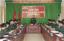 Kiểm tra chất lượng giáo dục đào tạo và xây dựng chính quy tại Trường Quân sự Quân khu